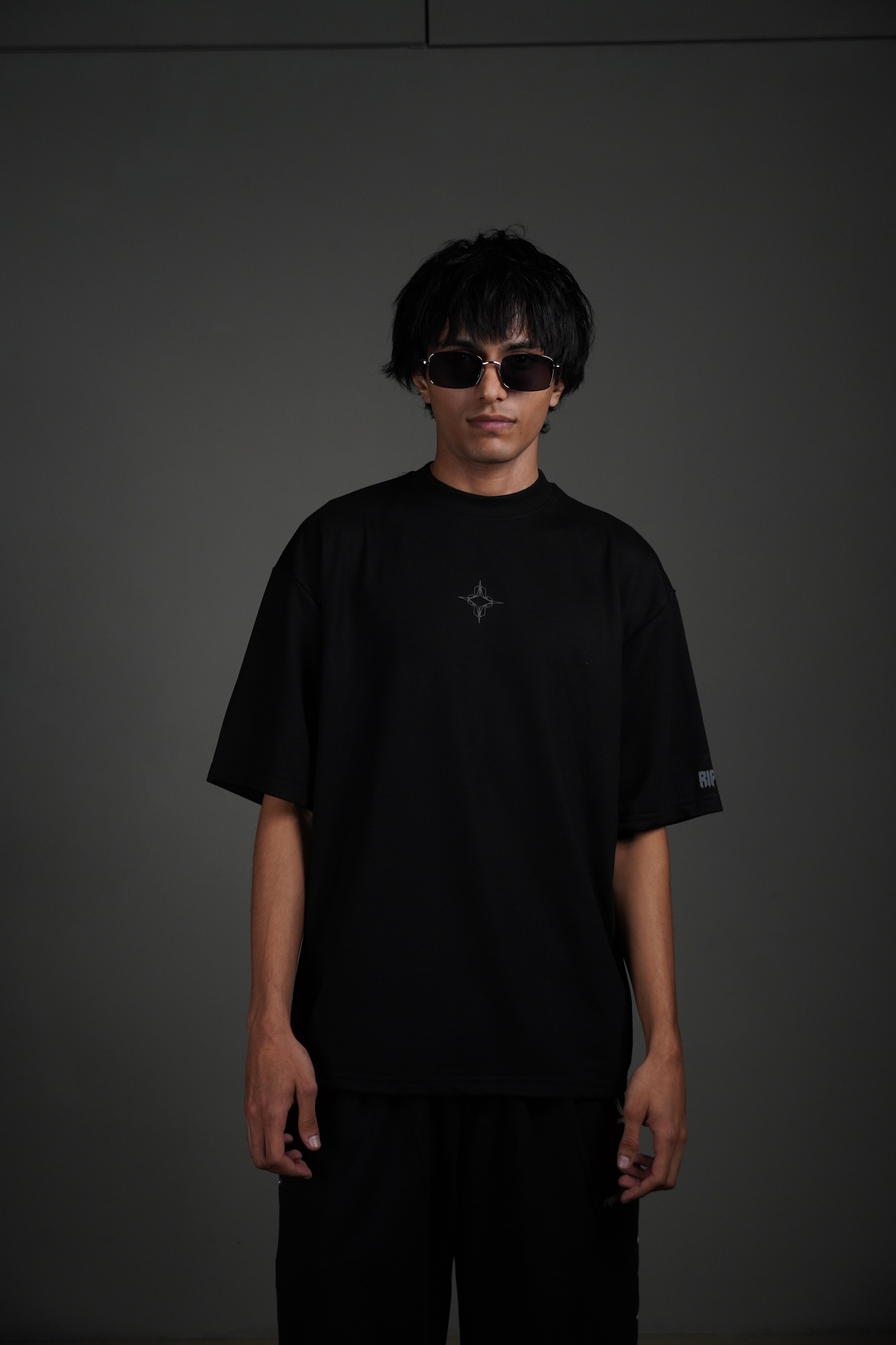 Jet black tee