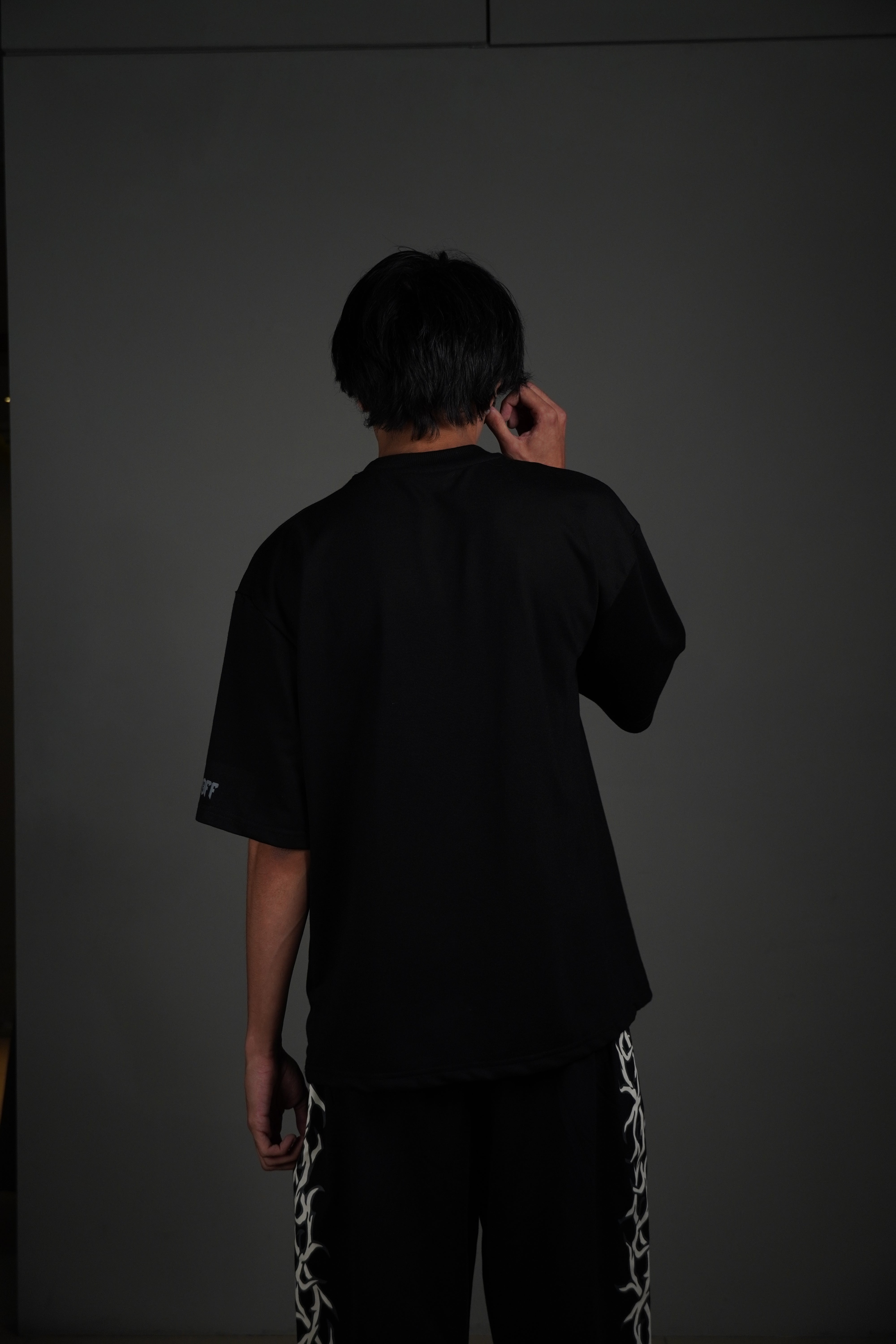 Jet black tee