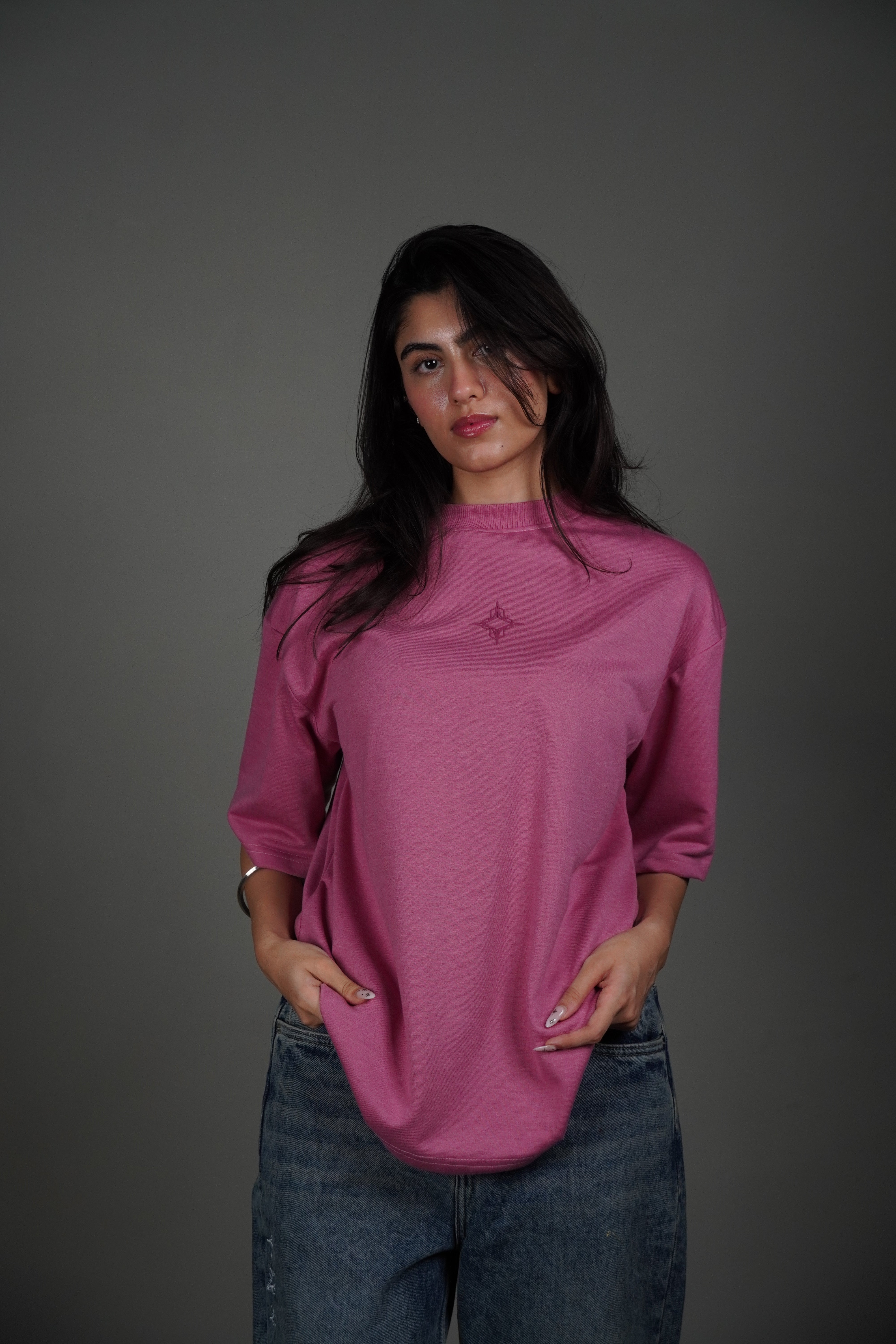 Faded Pink tee