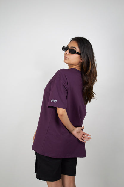 Dark Purple Tee (Oversized Tshirts) by Ripoff