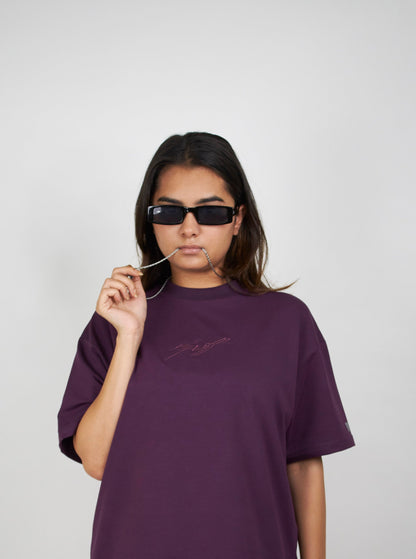 Dark Purple Tee (Oversized Tshirts) by Ripoff
