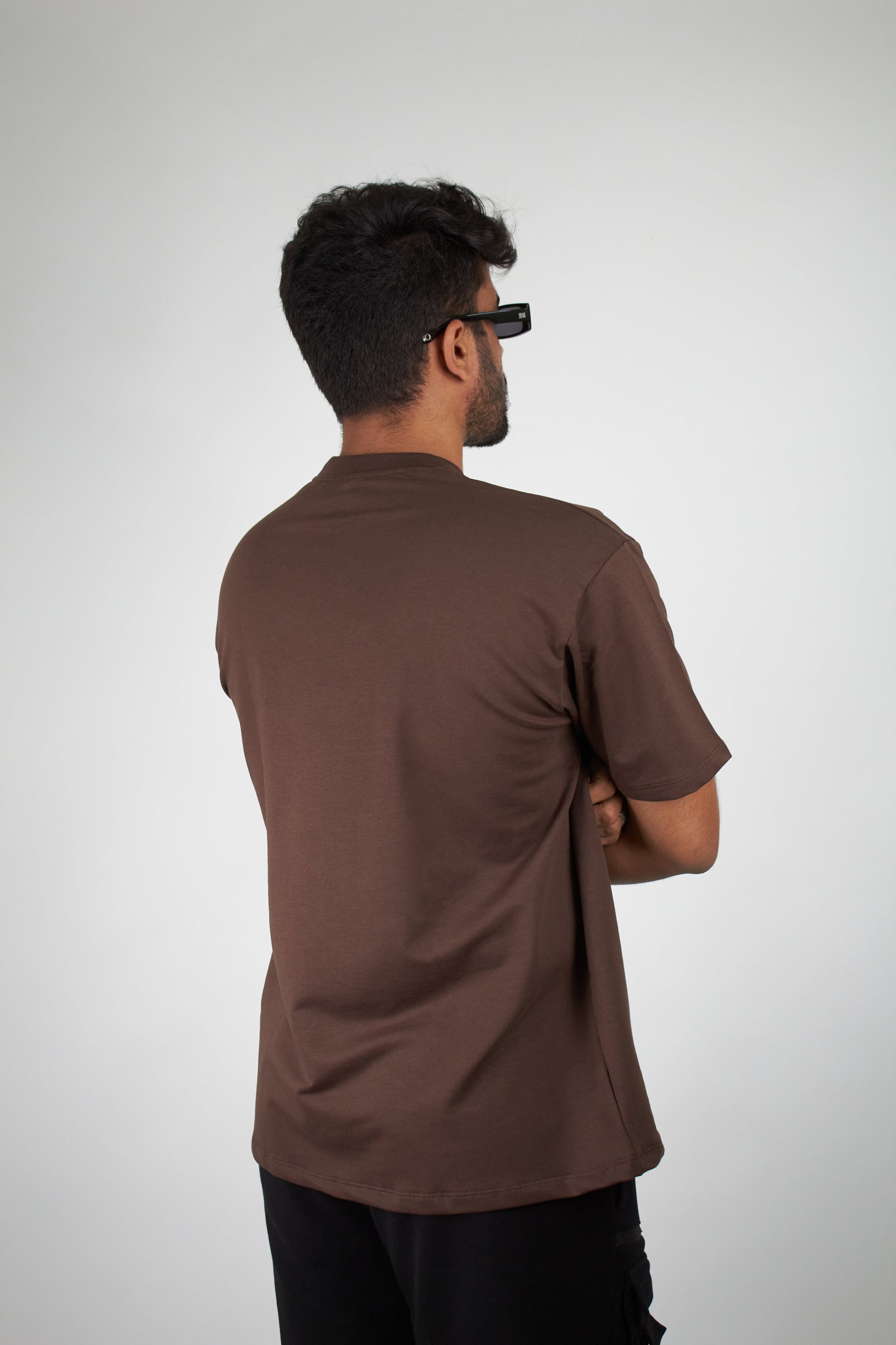 Mocha brown (Oversized Tshirts) by Ripoff