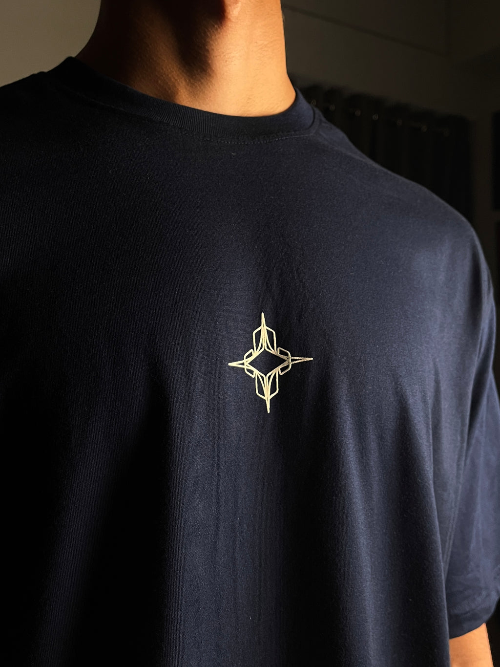 Navy blue basic tee