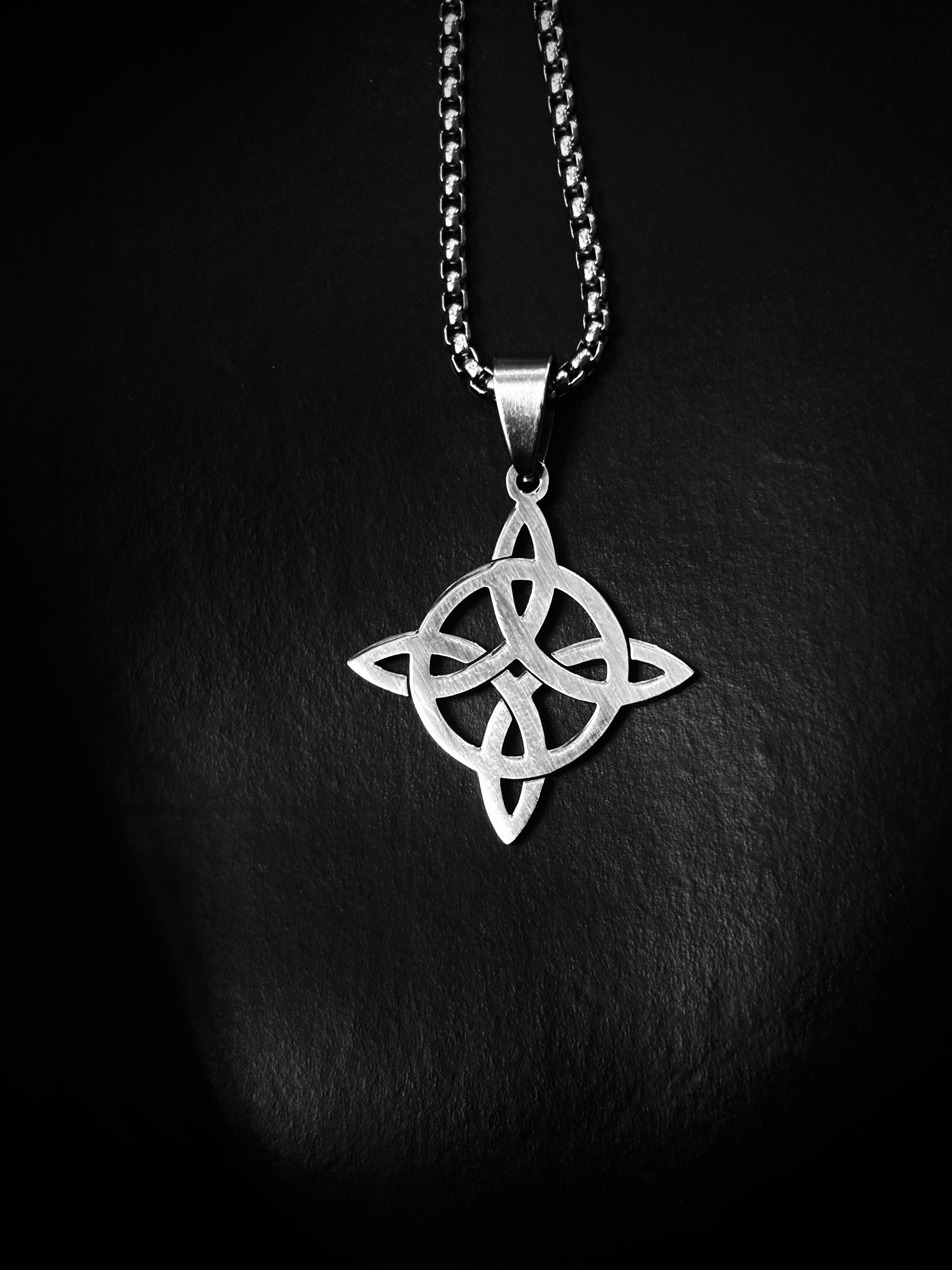 Silver CULT logo chain