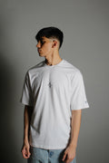 White basic tee
