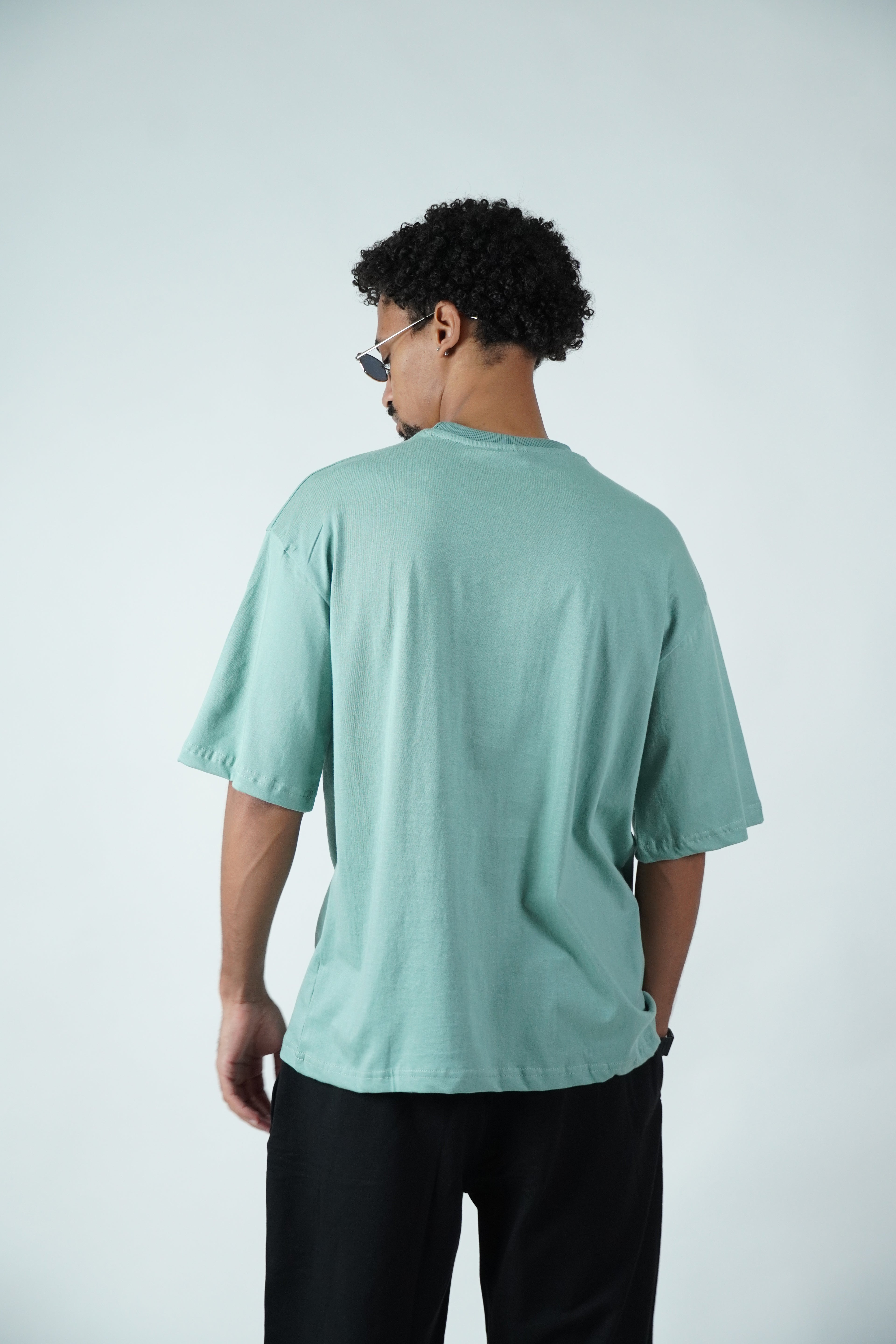 Mint green tee (Oversized)
