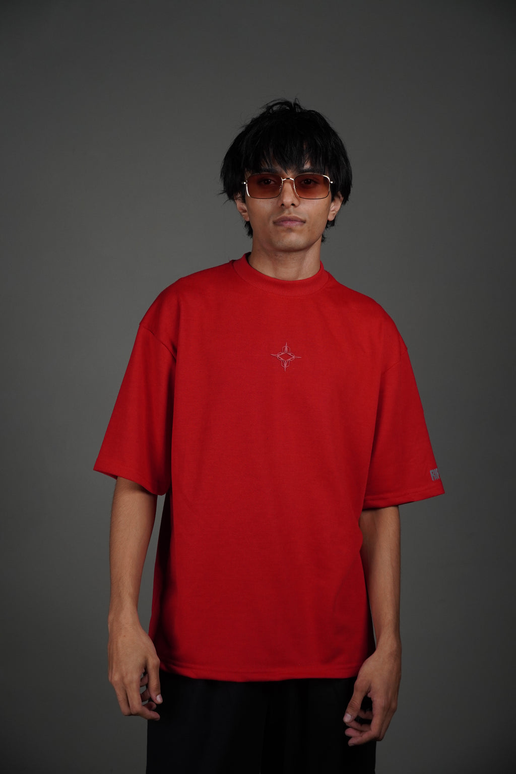 Deep Red tee