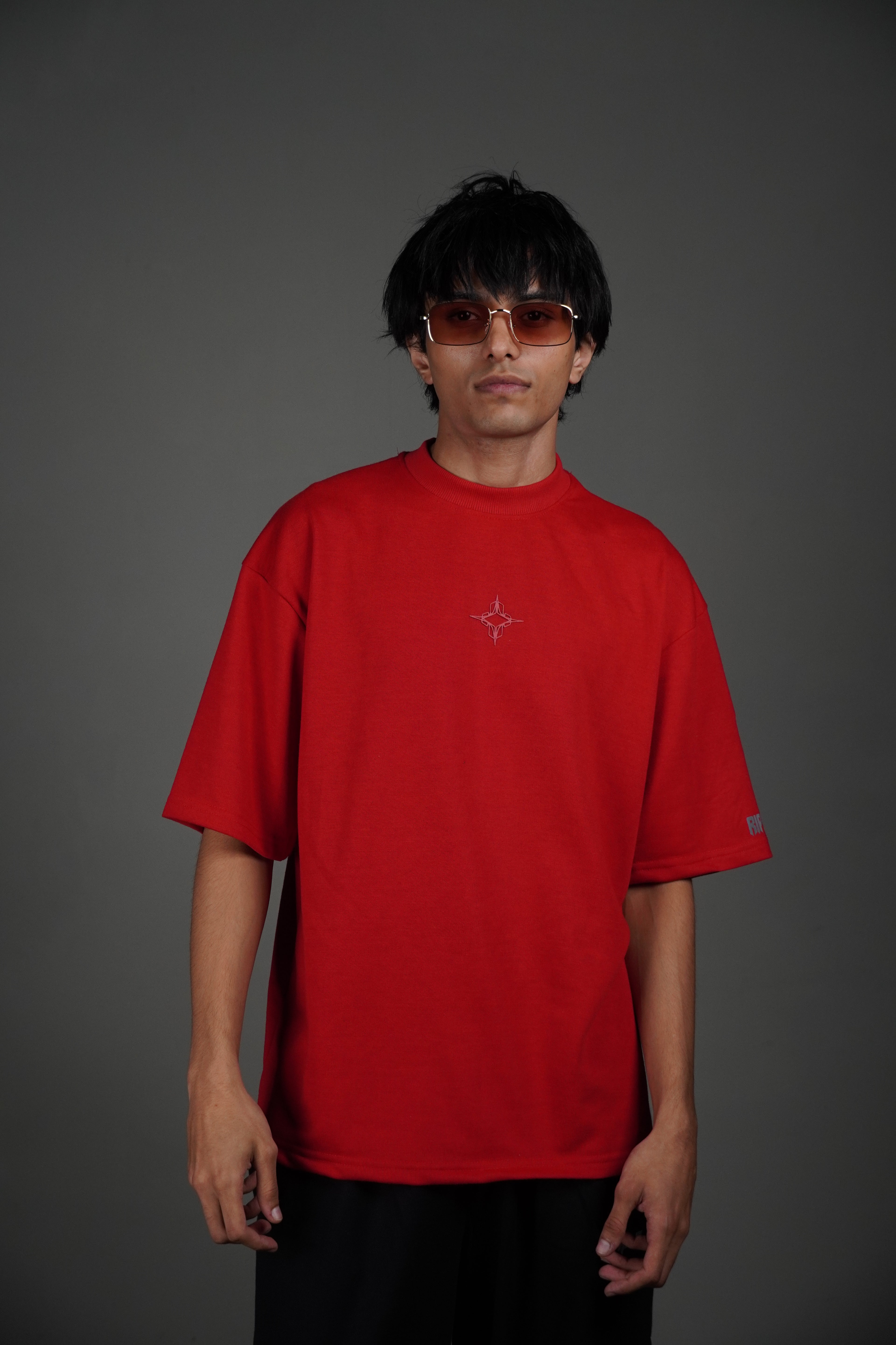 Deep Red tee