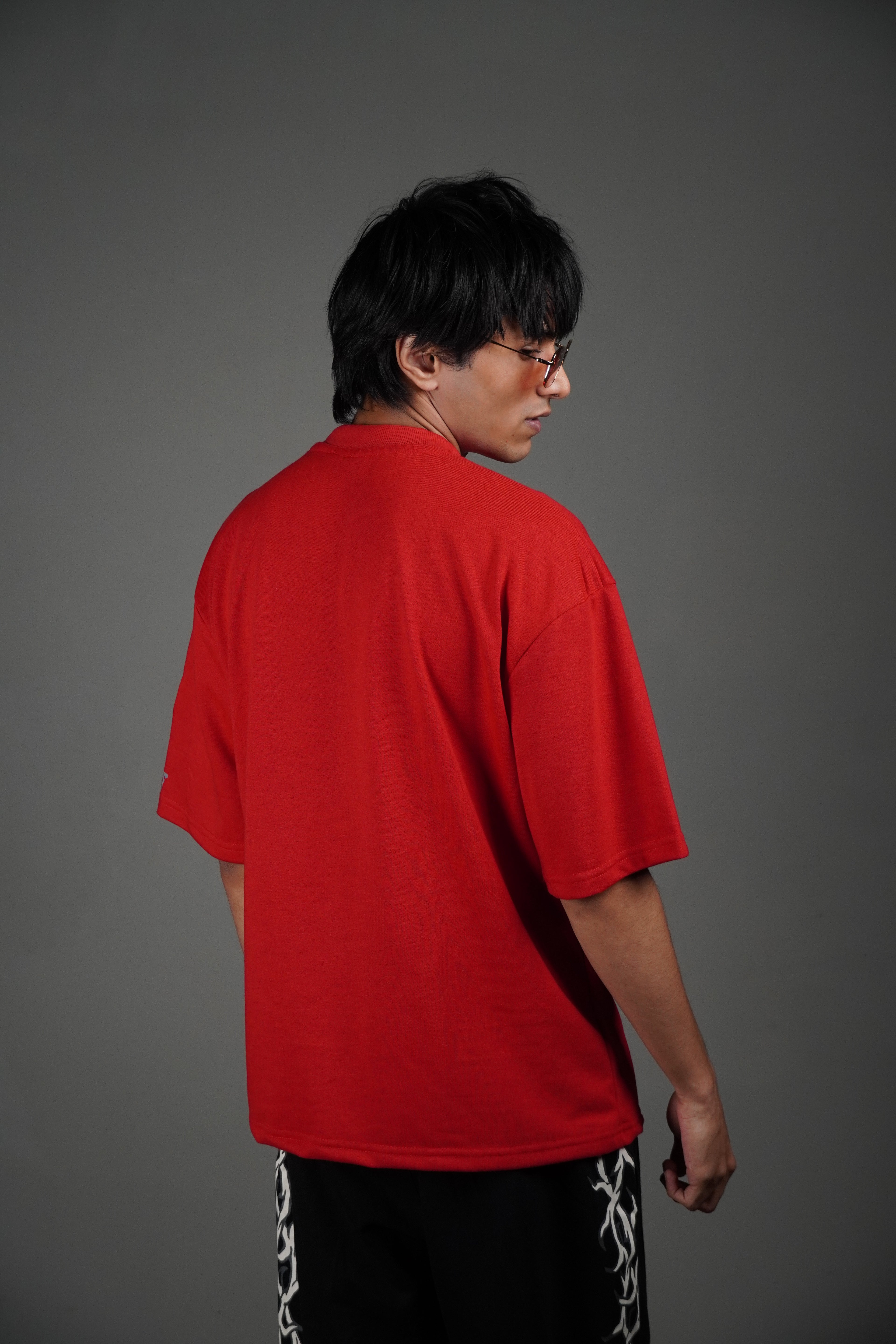 Deep Red tee