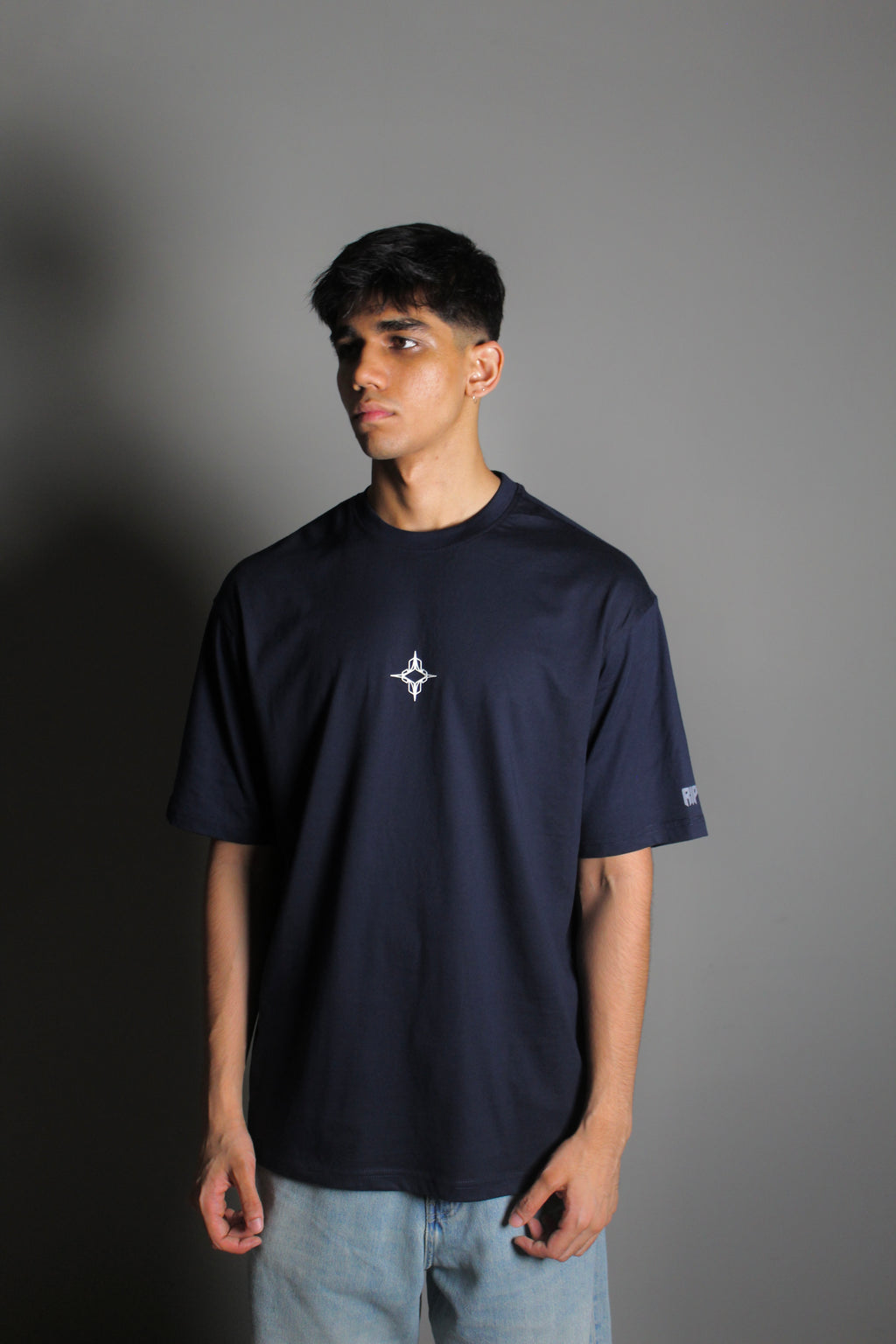 Navy blue basic tee
