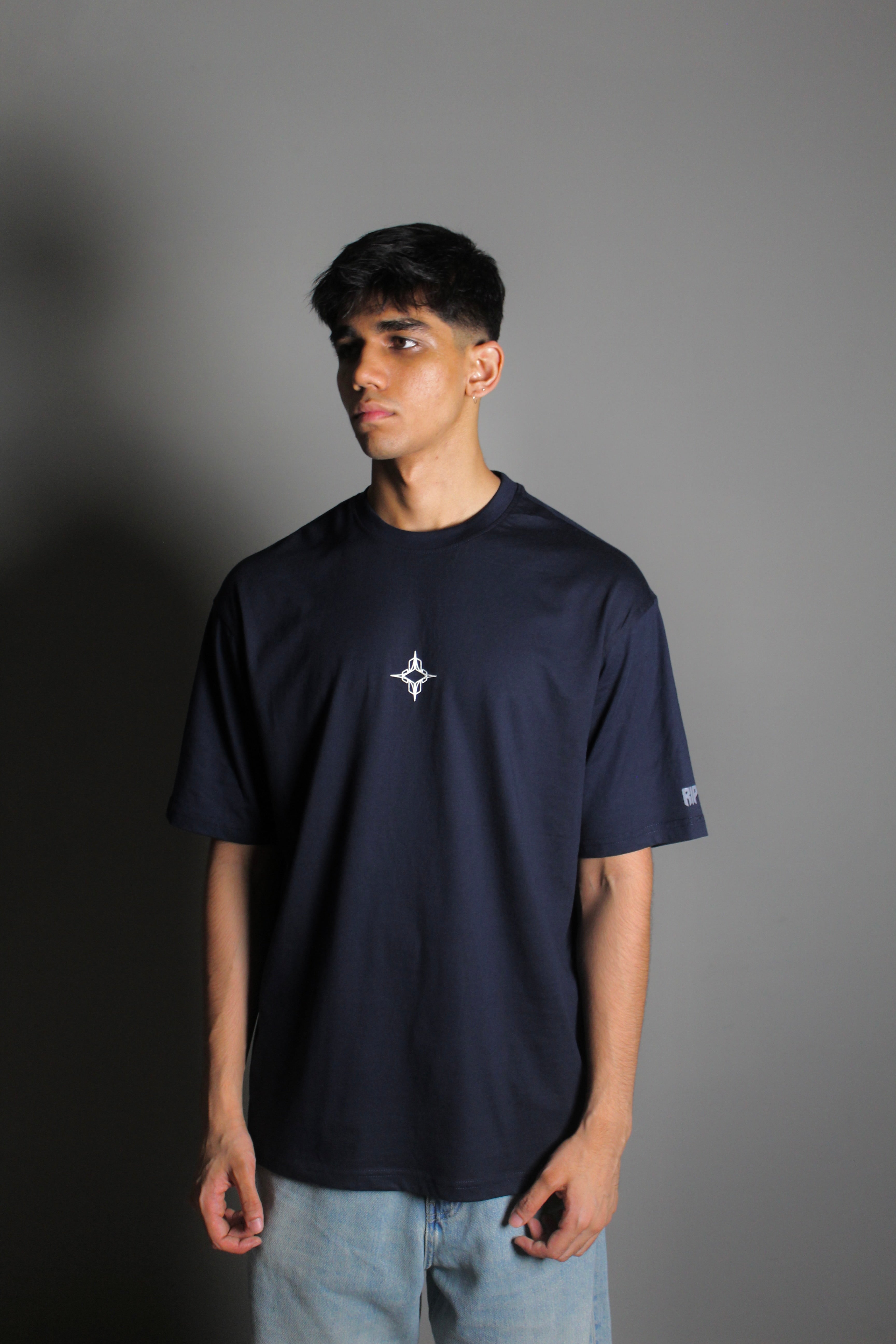 Navy blue basic tee