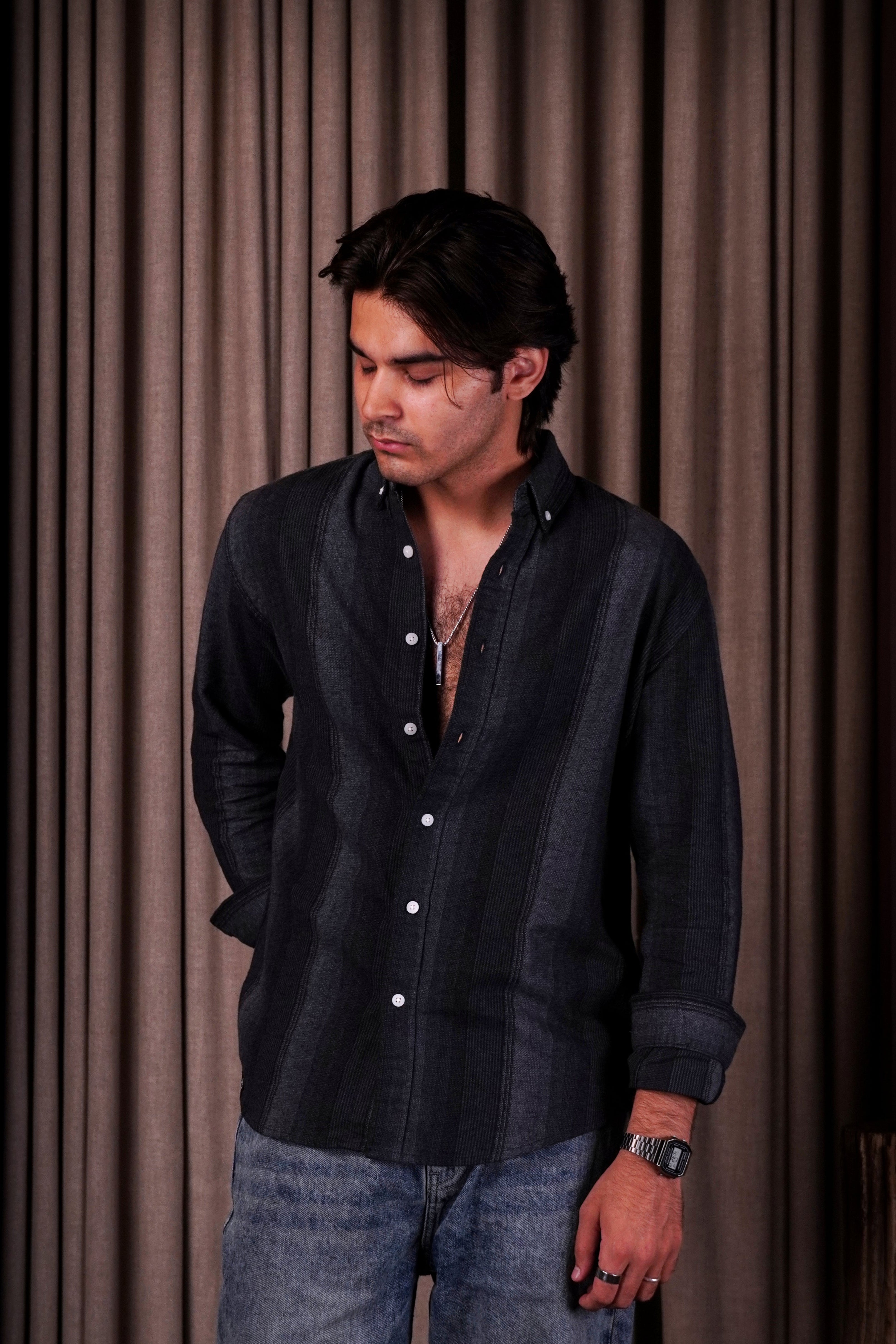 Midnight flannel shirt