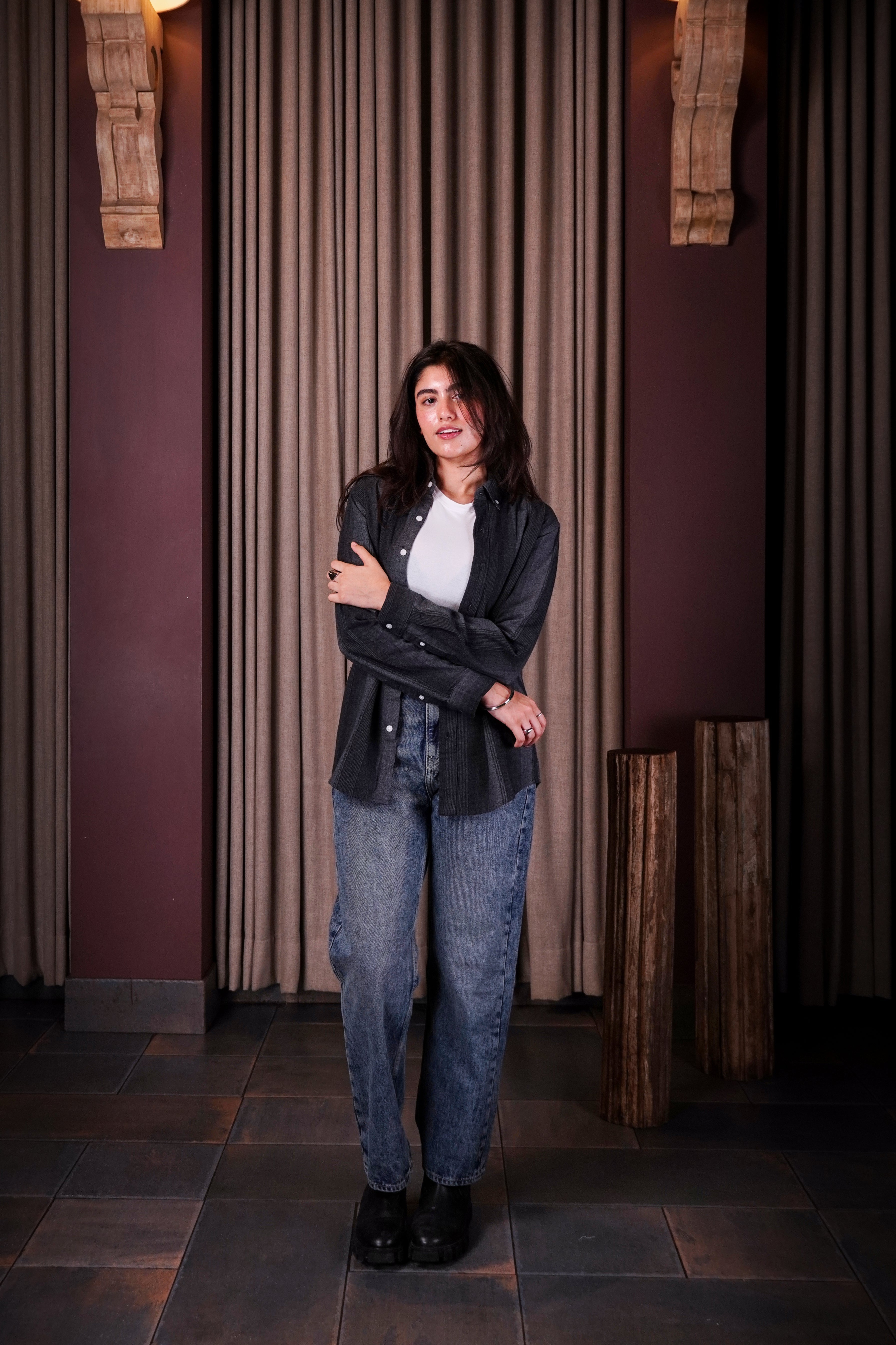 Midnight flannel shirt