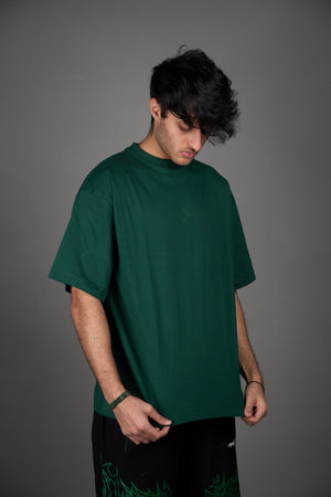 Basic tee/ Forest green( Oversized Tshirts ) by Ripoff