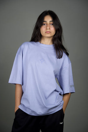 Basic tee/ Periwinkle blue( Oversized Tshirts ) by Ripoff