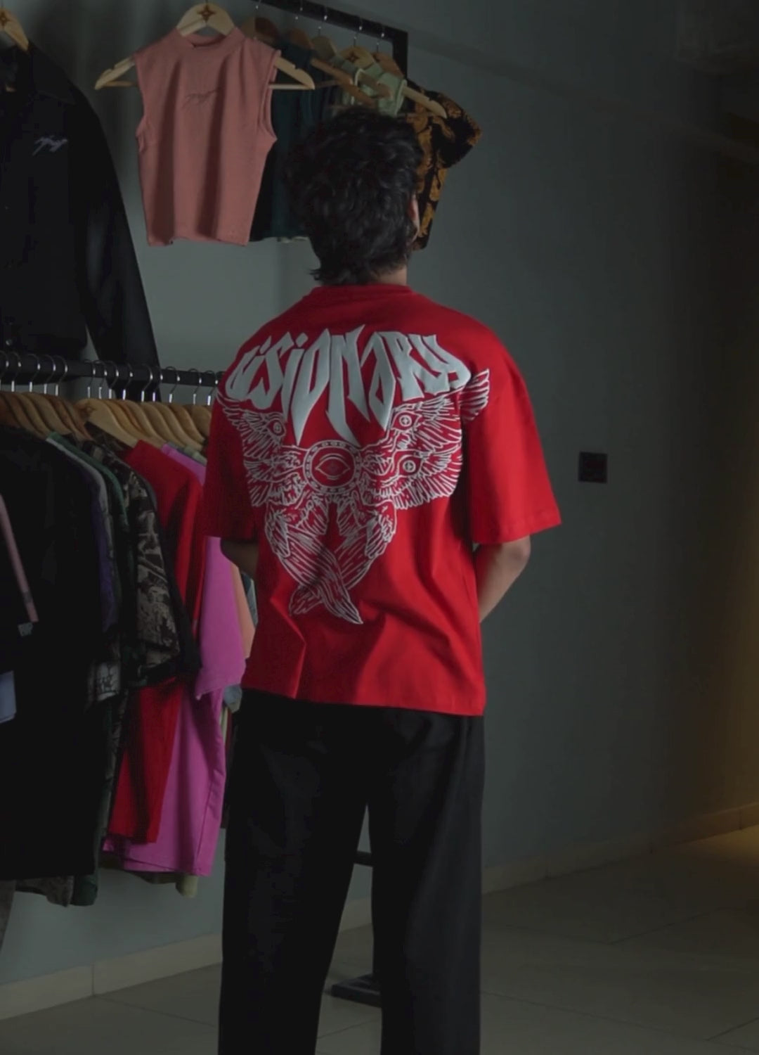 VSNRY Tee//blood red